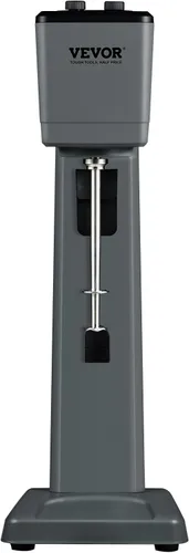 Miniatura 9 de VEVOR - Máquina para hacer batidos, mezclador comercial de batidos de 375W, mezclador de bebidas de cabeza única, máquina licuadora de batidos de 3