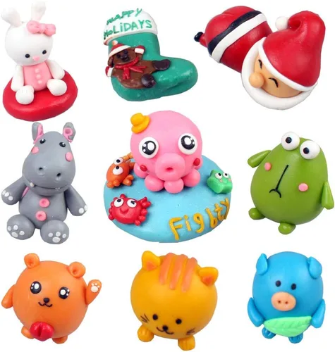 Miniatura 7 de CiaraQ Kit de arcilla polimérica, mini juego de arcilla para modelar para niños/principiantes/artistas, 32