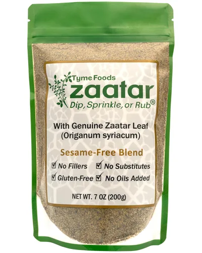 Miniatura 6 de Mezcla de especias Zaatar con hierba auténtica Zatar (Hyssop - Origanum syriacum) – Condimento Zaatar sin gluten