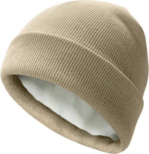 Miniatura 9 de PFFY Beanie for Men Women Unisex Knit Cuffed Plain Winter Thick Lined Beanies Hats