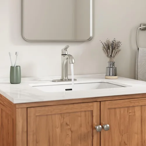 Miniatura 2 de American Standard 7429101.295 Becklow - Grifo de baño monomando, 1.2 GPM, níquel cepillado