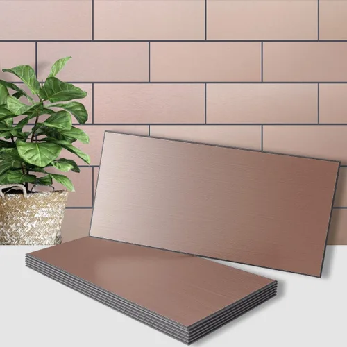 Miniatura 14 de AULIGET 20 piezas de azulejos de pared de piedra sintética ligera para despegar y pegar, 6 x 12 pulgadas, PVC para cocina, baño, lavandería, cámper