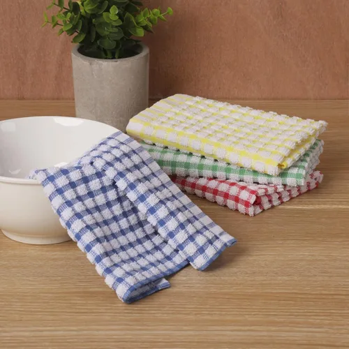 Miniatura 8 de Paños de cocina 12 piezas, trapos absorbentes de algodón a granel, paños de limpieza perfectos para uso doméstico y comercial