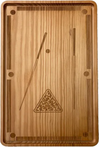 Miniatura 2 de Creative Gifts International Après - Tabla de madera de esquí Tabla de servir de 10 x 15 pulgadas Plato de madera para cortar y servir Caja