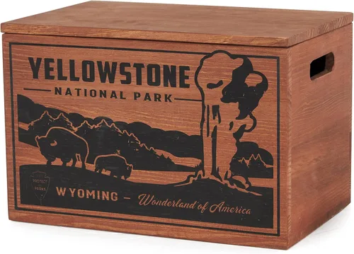 Better Wood Products Edición Limitada Serie Protege Los Parques Todos Los Palillos Naturales de Encendedor de Fuego de Fatwood, Caja de Madera de 13
