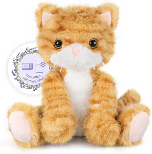 Miniatura 28 de SuzziPals Peluche de Mono Calentable y Enfriable, Almohadillas Térmicas de Peluche para Microondas para Calmar y Relajar, Juguetes de Peluche