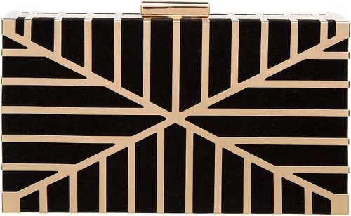 Miniatura 6 de CARIEDO Bolso de noche para mujer, elegante bolso de mano de terciopelo exquisito metal hueco, bolsos de graduación, boda, fiesta