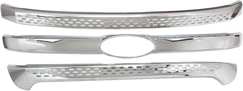 Miniatura 2 de NINTE Cubiertas de rejilla para Ford Explorer Base Limited XLT Utility 4 puertas ABS cromado plateado brillante 2011-2015 cubierta de parrilla 3