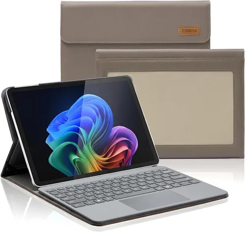 Miniatura 7 de CoBak Funda para Microsoft Surface Pro de 12" (2025), Premium Business Cover con soporte multiángulo, soporte para lápiz capacitivo integrado