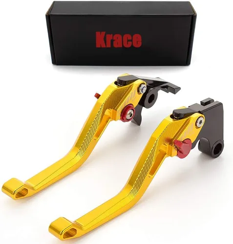 Miniatura 10 de Krace Palancas de freno de embrague ajustables CNC para motocicleta, par de palancas de freno de rombo 3D, ajuste para Honda Z125 monkey bike