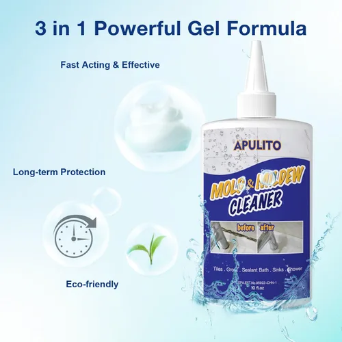 Miniatura 2 de APULITO Gel doméstico eficaz para baño ducha azulejos lechada fregadero limpieza