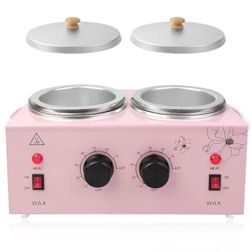 Miniatura 13 de Calentador de cera portátil para depilación sin dolor, calentador de cera profesional para mujeres y hombres con juego de temperatura ajustable, 40