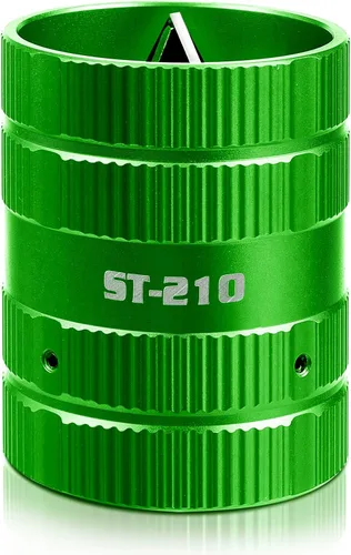 Miniatura 11 de Herramienta de escariador de tubos WISSCOOL, herramienta de desbarbado de tubos de cobre PVC herramientas de fontanería limpiador de tubos Verde