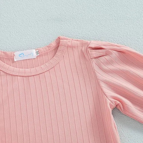 Miniatura 42 de GOOCHEER Conjunto de ropa de manga larga para niña pequeña, camisa y pantalones para niña, conjunto de ropa de primavera, otoño e invierno