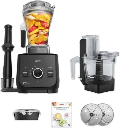 Vitamix Ascent X2 SmartPrep - Sistema de cocina, licuadora de grado profesional, cuchillas de acero inoxidable, accesorio para procesador de