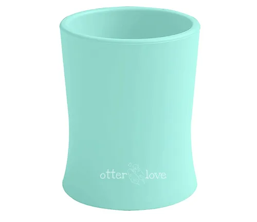 Miniatura 13 de otterlove Taza de entrenamiento de silicona para bebés y niños pequeños, aprobada por OT pediátrica, 100% silicona LFGB pura de platino, irrompible