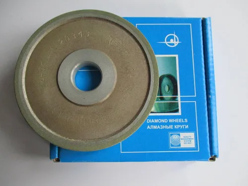 Miniatura 2 de Diámetro 4 pulgadas (3.937 in) Agujero 0.79" (20 mm) Ancho: 0.4" (10 mm) Tipo: 1A1 Recta abrasiva abrasiva diamante muela para carburo tungsteno