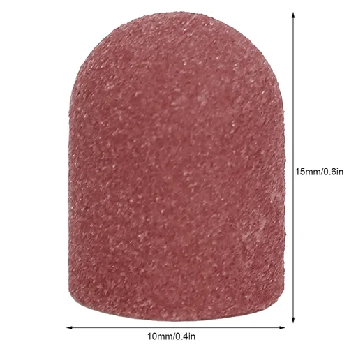 Miniatura 5 de Bandas de lijado de uñas, brocas de uñas para taladro 80 # 120 # 180 # 240 # lima de grano, herramienta de manicura y pedicura, juego de arena fina