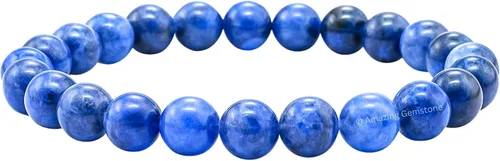 Miniatura 137 de Amazing Gemstone Pulsera de cristal para mujeres y hombres, pulsera de cristal curativo de protección, pulsera elástica con cuentas de piedras