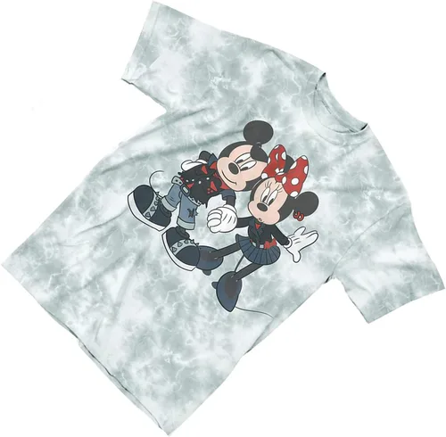 Miniatura 4 de Disney Camisa de moda de Mickey Mouse para mujer, ropa de Mickey y Minnie Mouse, camiseta de teñido anudado de Mickey Mouse