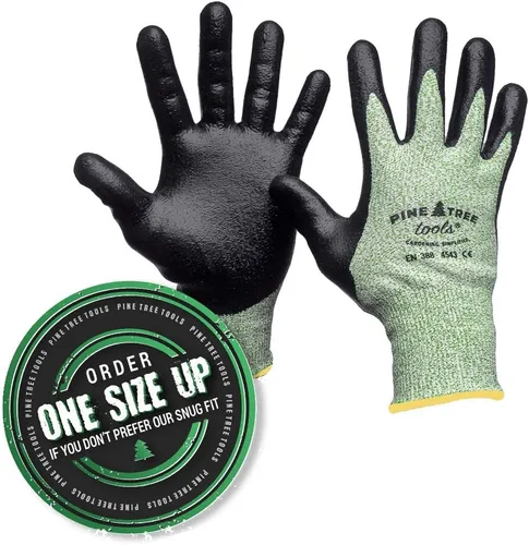 Miniatura 5 de Guantes resistentes a cortes Nivel 5 Guantes de jardinería con agarre anticortes, guantes de trabajo de cocina eléctricos para hombres y mujeres