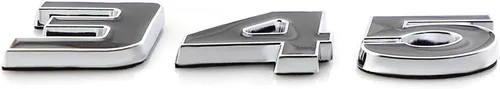 Miniatura 5 de 2 placas autoadhesivas 345 para Challenger Chrysle 300c Plateado/Negro