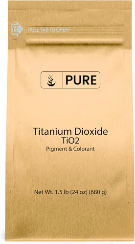 Miniatura 4 de Pure Original Ingredients Dióxido de titanio (4 oz) de origen natural, pigmento y colorante