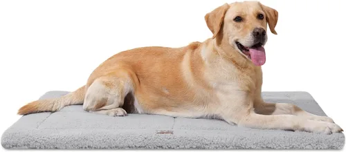 Miniatura 13 de Cama reversible para perros grandes, lavable y antideslizante, alfombra para mascotas, espuma de alta densidad y forro polar suave