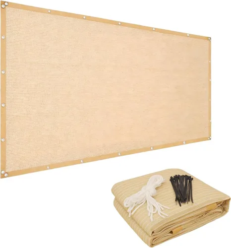 Miniatura 33 de FAIR WIND - Tela de Sombra 90% de Protección Solar, Pantalla de Privacidad, Cobertura para Patio, Toldo con Ojales, Red de Sombra para Jardín, Gris