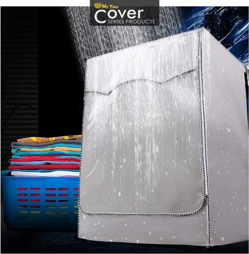 Miniatura 8 de Cubierta para lavadora Cubierta de secadora para máquina de carga frontal impermeable, 23 x 25 x 34 pulgadas