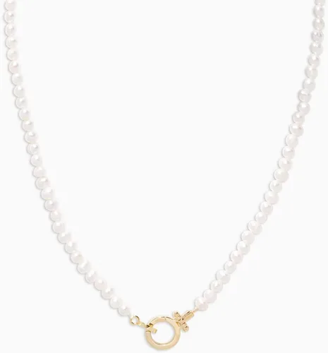 Miniatura 3 de gorjana Collar con cuentas para mujer, chapado en oro de 18 quilates, Fibra natural, No aplicable