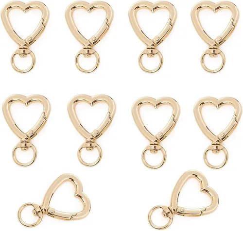 Miniatura 3 de GBSTORE 10 piezas de cierres giratorios de langosta accesorios de hardware de hebilla giratoria para perro, resorte de metal, cierres de gancho