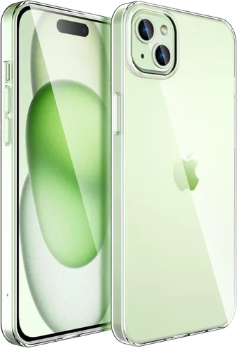 Miniatura 13 de Funda transparente para iPhone 14 Plus. Fundas protectoras de silicona TPU de plástico transparente para iPhone 14 Plus [agarre delgado y cómodo]