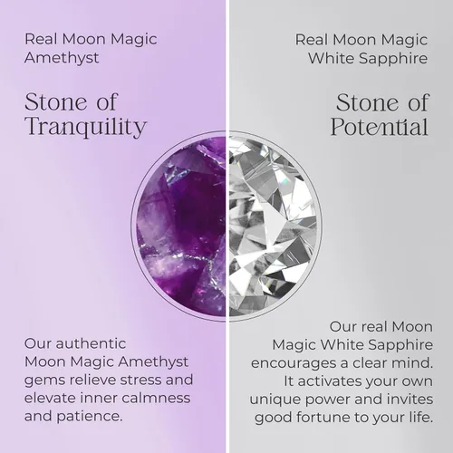 Miniatura 5 de Moon Magic - Authentic Moonstone Ring - FlowReal 925 Sterling Silver - 18k Rose Gold Raw Rainbow Moonstone Rings for WomenGenuine Moonstone Jewelry