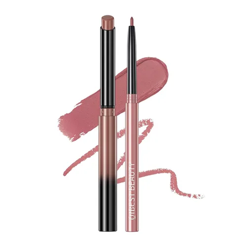 Miniatura 15 de QiBest 7 piezas de lápiz labial líquido mate y 1 pieza de set de maquillaje para labios voluminizadores, set de maquillaje de labios pigmentado