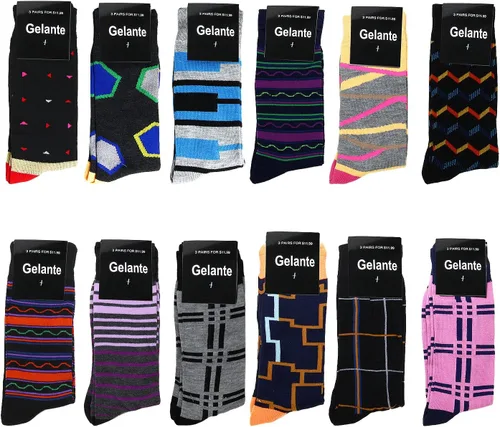 Miniatura 16 de 12 pares de calcetines de vestir para hombre