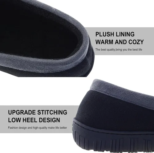 Miniatura 2 de Pantuflas para hombre para interiores y exteriores, zapatillas de casa cómodas