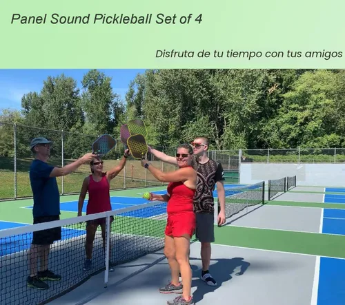 Miniatura 6 de Pickleball Paddles Set of 2 or 4, USAPA Approved Fiberglass Pickleball Racket Set with 4 Outdoor Pickleballs and 1 Carrying Case Paquete de 4 - 4