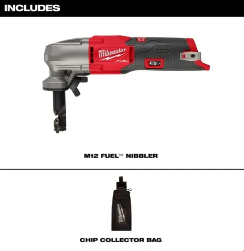 Miniatura 2 de Milwaukee y Milwaukee M12 FUEL 16 - Pinza de velocidad variable de calibre 16, solo herramienta