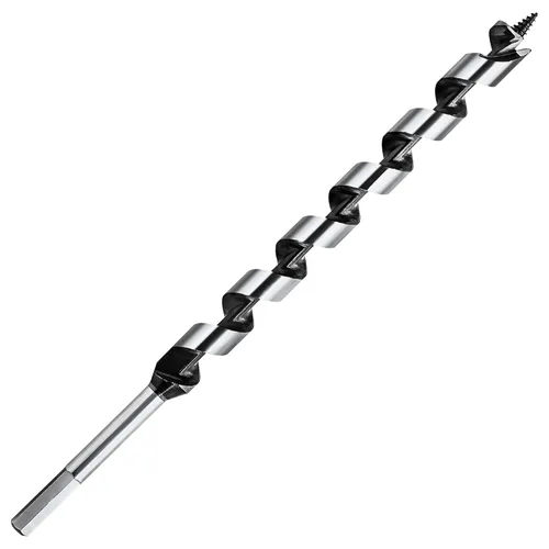 Miniatura 17 de Broca de taladro de 1-1/2 pulgadas x 12 pulgadas de largo para madera, vástago hexagonal, para madera blanda y dura, plástico, paneles de yeso