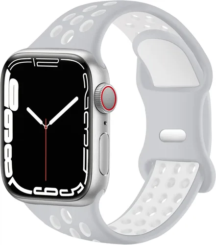 Miniatura 13 de Correas deportivas compatibles con correas de Apple Watch de 1.496 in 1.575 in 1.614 in 1.654 in 1.732 in 1.772 in 1.811 in 1.929 in, correa