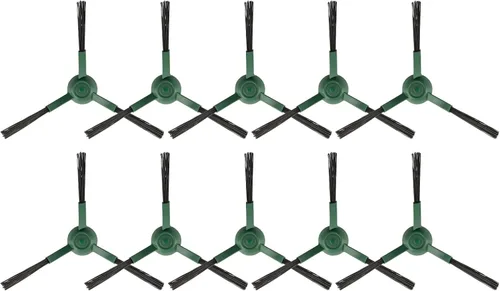 Paquete de 10 cepillos laterales de repuesto compatibles con iRobot Roomba Combo Essential Robot Aspirador y Trapeador Y0140, cepillos laterales