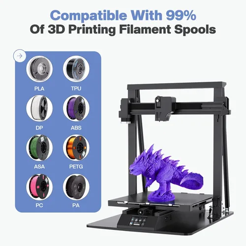 Miniatura 6 de Vacbird Kit de almacenamiento al vacío de filamento con bomba USB, paquete de 20 bolsas selladas al vacío a prueba de luz para filamento 3D, sellado