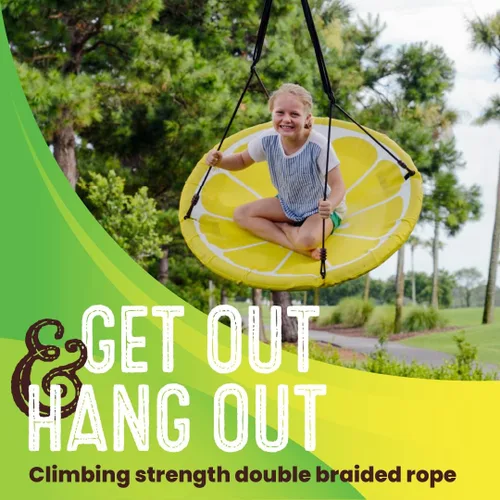 Miniatura 6 de Swurfer Saucer Tree Swing for Kids - Swing Sets for Backyard, Kids Outdoor Play Equipment, 500lbs Weight Capacity, Durable, Heavy Duty Metal Frame