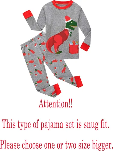 Miniatura 2 de Family Feeling - Conjunto de pijama de manga larga, diseño 100% de algodón, para niños pequeños
