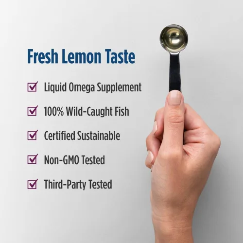 Miniatura 4 de Nordic Naturals Omega completo, sabor a limón, 16 onzas, 1270 mg de omega-3, EPA y DHA con GLA añadido, piel saludable, cognición, estado de ánimo