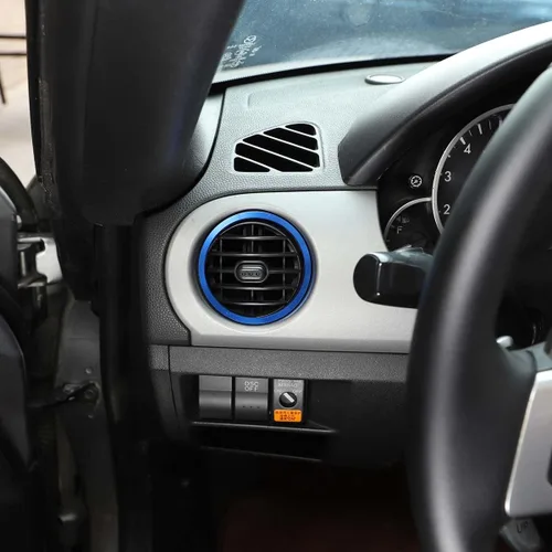 Miniatura 7 de Para Mazda MX-5 2009-2015 modelos de aire acondicionado automotriz salida de aire acondicionado anillo decorativo aleación de aluminio accesorios