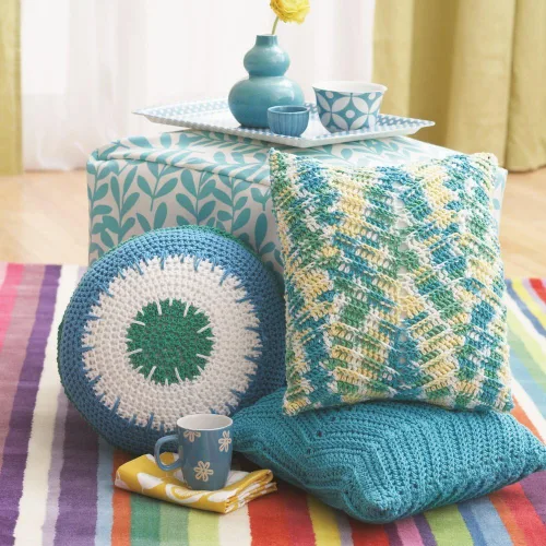 Miniatura 4 de Ovillo de algodón Lily Sugar 'N Cream, otro, Azul claro, 2.5 onza 2-Azul claro