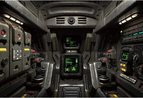 Telón de fondo de fotografía de cabina de avión, de 5 x 3 pies, de ciencia ficción, nave espacial, interior, para niños, fiesta de cumpleaños,