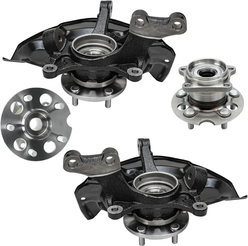 Miniatura 93 de Detroit Axle - Nudos de dirección delanteros de 2.5L de 2 piezas para Toyota 12-17 Camry, 2 nudos de dirección y conjunto de rodamiento de rueda